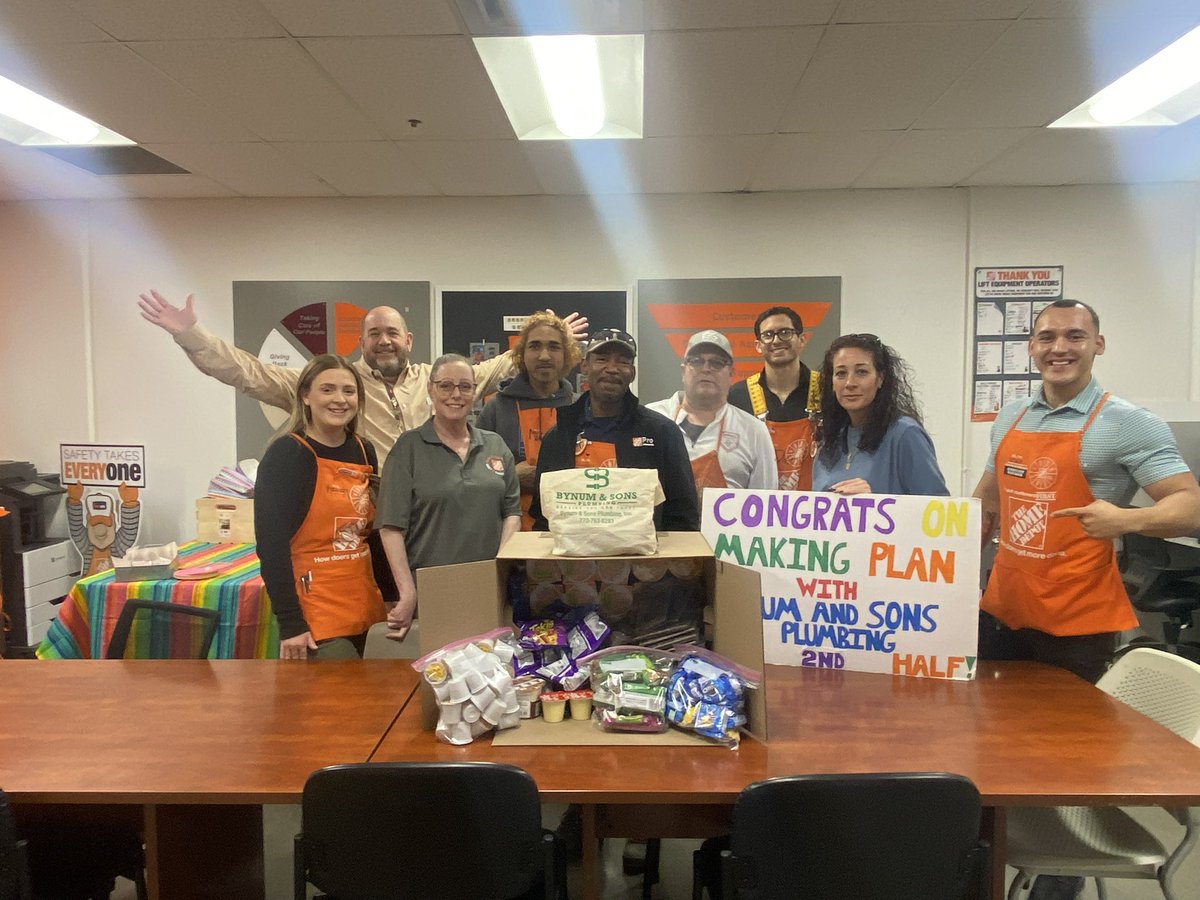 Bynum & Sons Plumbing (@bynumsons) on Twitter photo Starting the day off with a BANG over <a href="/THD146/">Rick Chilling Store</a> spreading the WH services love for them closing out last half with us @ 142% of plan 🥳 awarding them a donation to their Homer Pantry. Congratulations team we appreciate you <a href="/jtrieves/">J.T. Rieves</a> <a href="/SusanCortese/">Susan Cortese</a> <a href="/LisaSilver_16/">Lisa Silver</a> <a href="/MMSdsm/">Mid-South DSM Team</a> Starting the day off with a BANG over <a href="/THD146/">Rick Chilling Store</a> spreading the WH services love for them closing out last half with us @ 142% of plan 🥳 awarding them a donation to their Homer Pantry. Congratulations team we appreciate you <a href="/jtrieves/">J.T. Rieves</a> <a href="/SusanCortese/">Susan Cortese</a> <a href="/LisaSilver_16/">Lisa Silver</a> <a href="/MMSdsm/">Mid-South DSM Team</a>