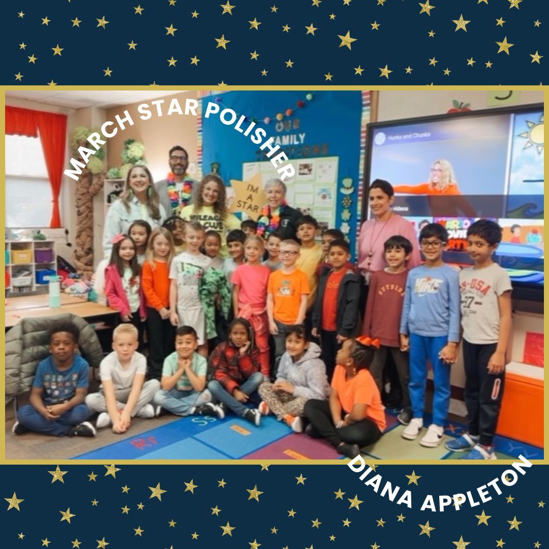 Thank you <a href="/ProsperEdFound/">Prosper Education Foundation</a> for recognizing Ms. Appleton as the March Star Polisher!!  She has a heart of gold and her stars are always brightly shining.   #BakerBetterTogether  #ProsperProud