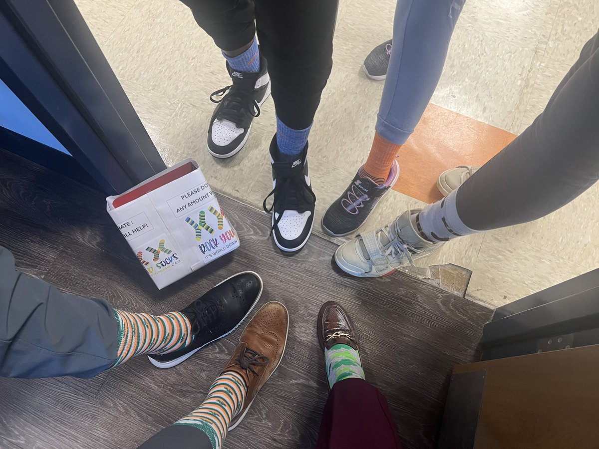 Today is World Down Syndrome Day and our staff and students rocked their socks! @MalverneUFSD @supt4kids