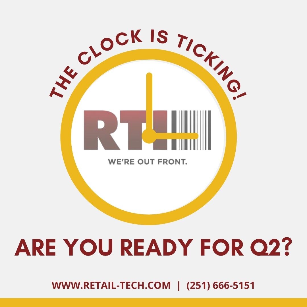 Don't let Q2 sneak up on you! Don't miss a beat with your signs, labels and shelf talkers. Get ahead now with RTI's one-stop-shop solutions! Call us at (251) 666-5151 or visit RTISigns.com to get started.