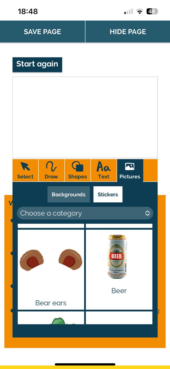 LifeExpands's tweet image. @childline my 8 year old daughter was using your online ‘artbox’, which includes stickers of beer, condoms, the pill and pregnancy tests.

What age is this aimed at, please?  

How is this is appropriate for 8 year olds? @NSPCC 

childline.org.uk/toolbox/art-bo…