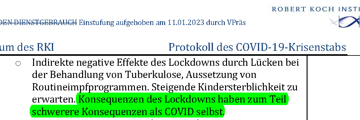 RKI: Lockdown schlimmer als Erkältung Die Leute vom RKI haben sich in Schweden oder auf Twitter informiert und alles gewusst. Nach dieser internen Erkenntnis vom 16.12.2020 machten sie erst richtig Dampf: Lange Lockdowns, 2G/3G, Ausgangssperren, Schulschließungen ... Vollkommen…