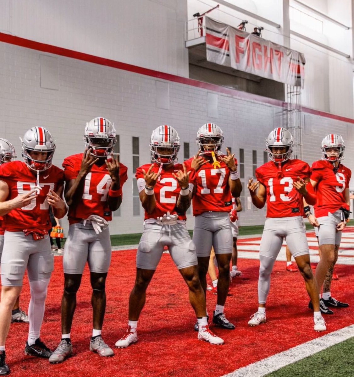 Best WR room in the country?