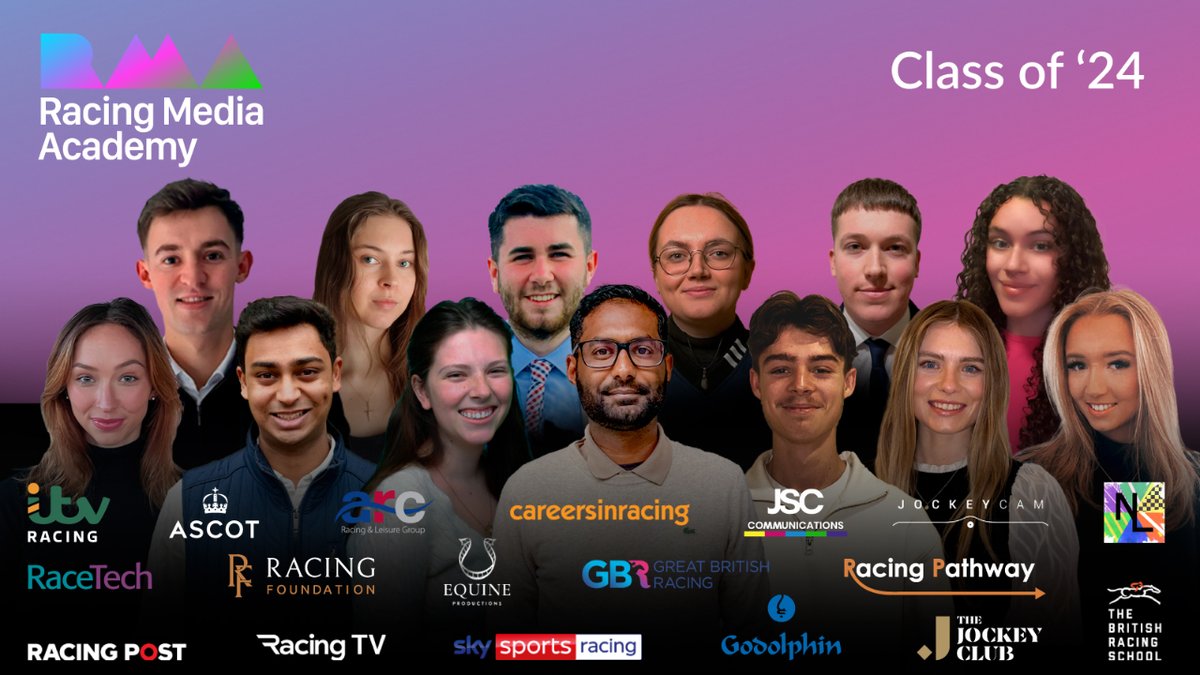 📹Funded by the Racing Foundation, the Racing Media Academy has announced its Class of 2024 🐎13 talented individuals will train and gain paid experience at a top horseracing media house. Read more: racingfoundation.co.uk/racing-foundat…  #RacingMedia #Diversity #Media