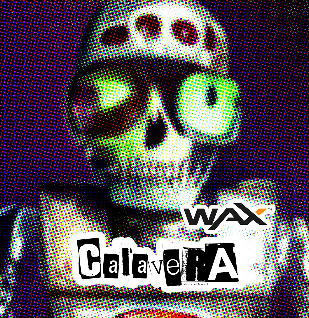 Calaveras PFP Series. Featuring A.I. generated art and music On WAX! 
neftyblocks.com/collection/emp…

#music #NFT #waxp #AI #pfp #Calaveras #TradingCards #waxblockchain #glitch #glitchart #waxdrop