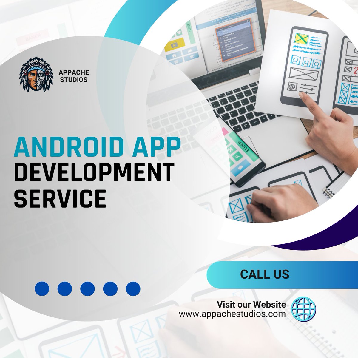 Appache_Studios's tweet image. Transform Your Vision into Reality with Our Android App Development Services! 🚀 user-friendly Android apps tailored to your unique needs. From concept to deployment, we're your trusted partner in digital success.
Visit Now: appachestudios.com
#androidappdeveloper