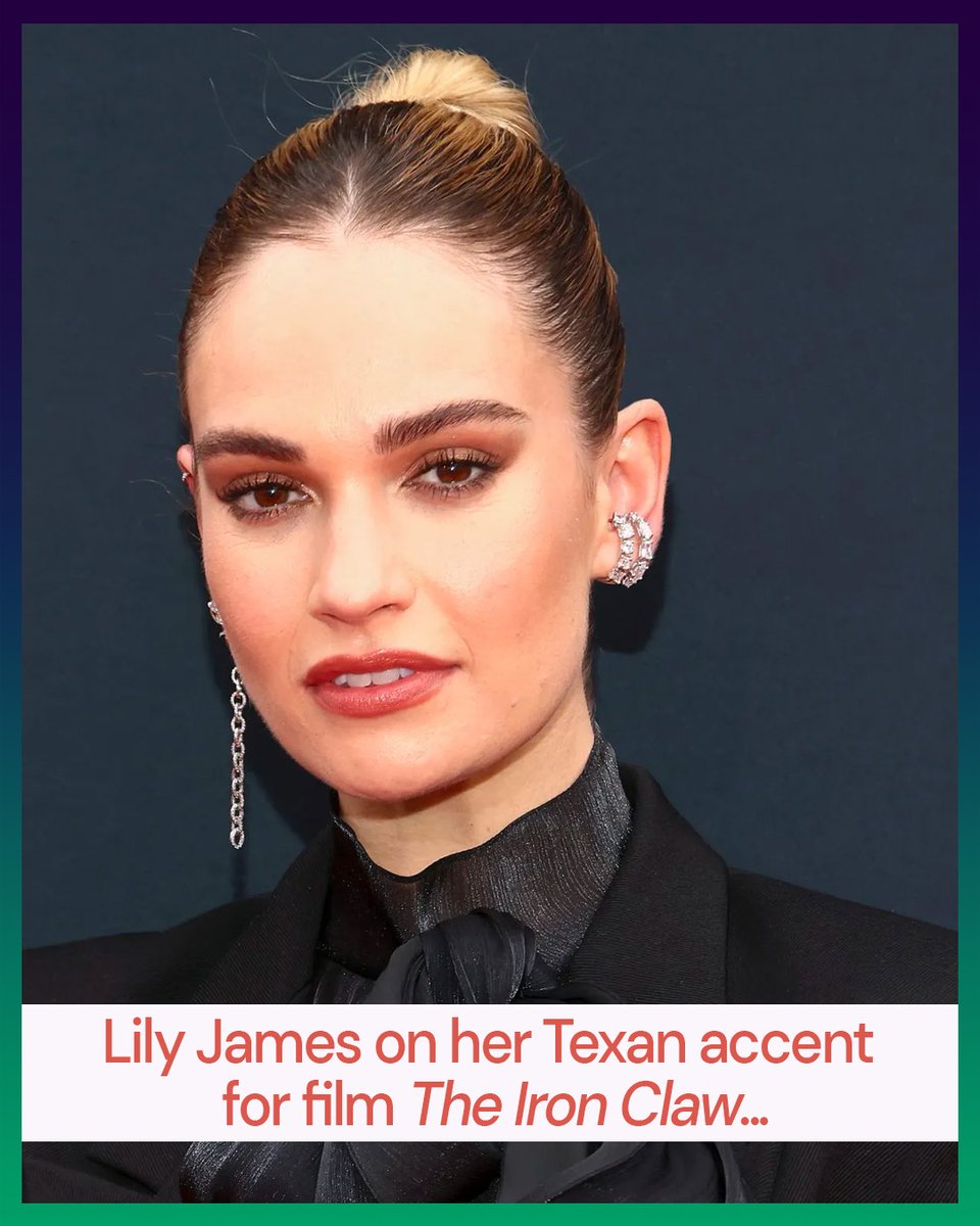 Lily James hailed Friday Night Lights as her inspiration. 'I'm watching this because I'm just obsessed with the show and I'm not listening to the accent.' She also worked extensively with her dialect coach emphasising 'I really rely on her; she's so brilliant.' 
#Texasaccent