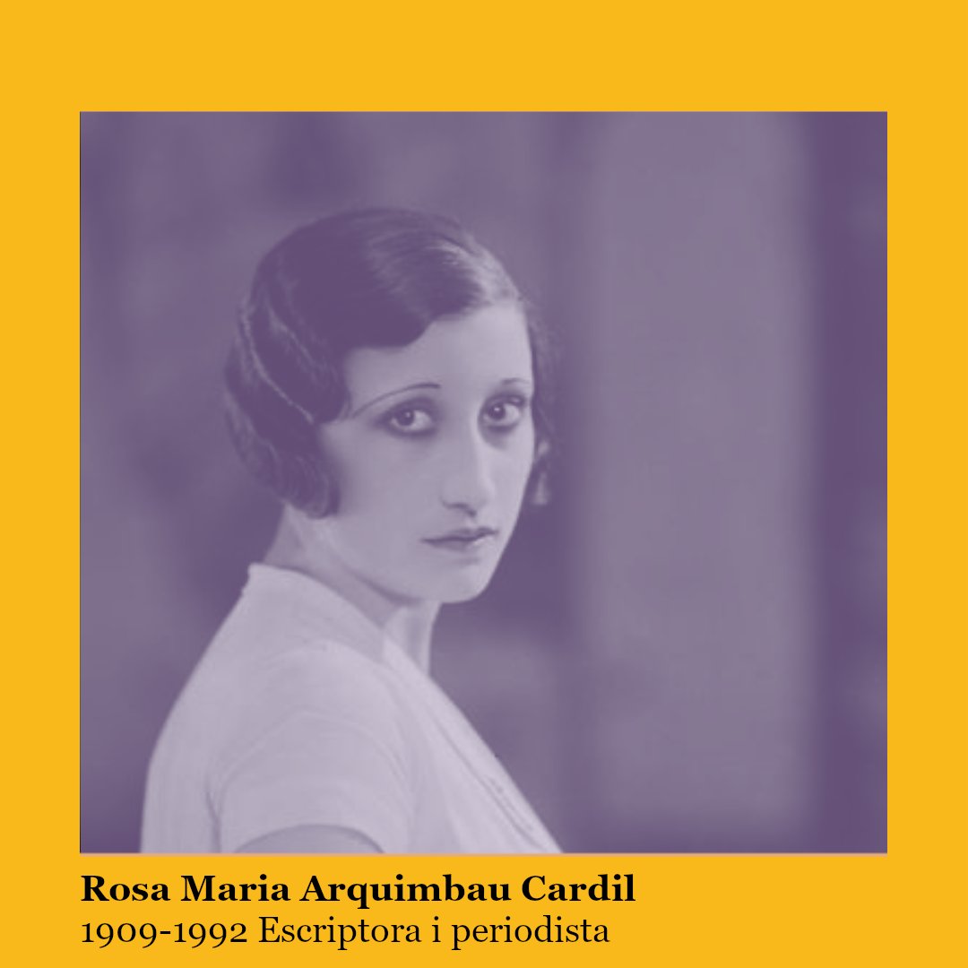 #bbcnVilaDeGràcia + #RosaMArquimbau 

🙎‍♀️Amb una visió feminista i avançada per l’època entorn de l’art, l’amor i l’amistat, va escriure prosa i poesia

📚Va entrar en el món de la narració de la mà de 'Tres contes breus'

🔗via.bcn/67F850QIEu2
#BibliotequesAmbNomDeDona #8M