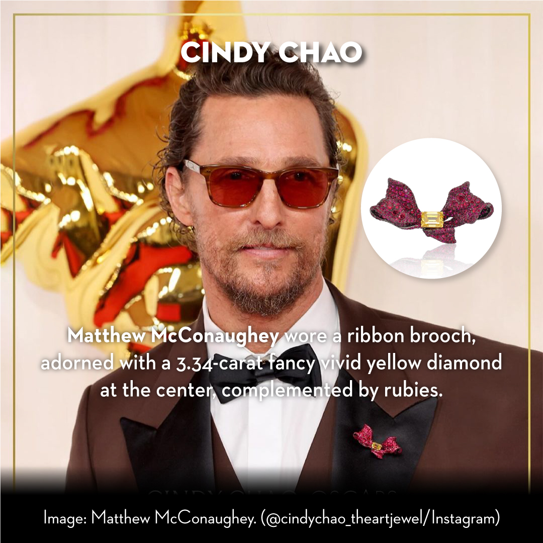 Men jewelry keeps on trending 💫
Here are some exceptional brooches seen on the Oscars’ red carpet 💎
Which one is your top pick?