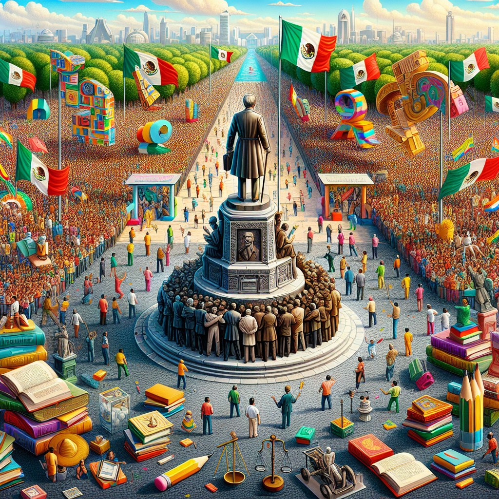 En el #NatalicioDeBenitoJuárez celebramos al gran líder de México, cuyo legado de justicia e igualdad sigue inspirando a generaciones. Sigamos avanzando juntos en educación y progreso. 🇲🇽 #BenitoJuárez #México #Justicia #Igualdad #Educación #Progreso