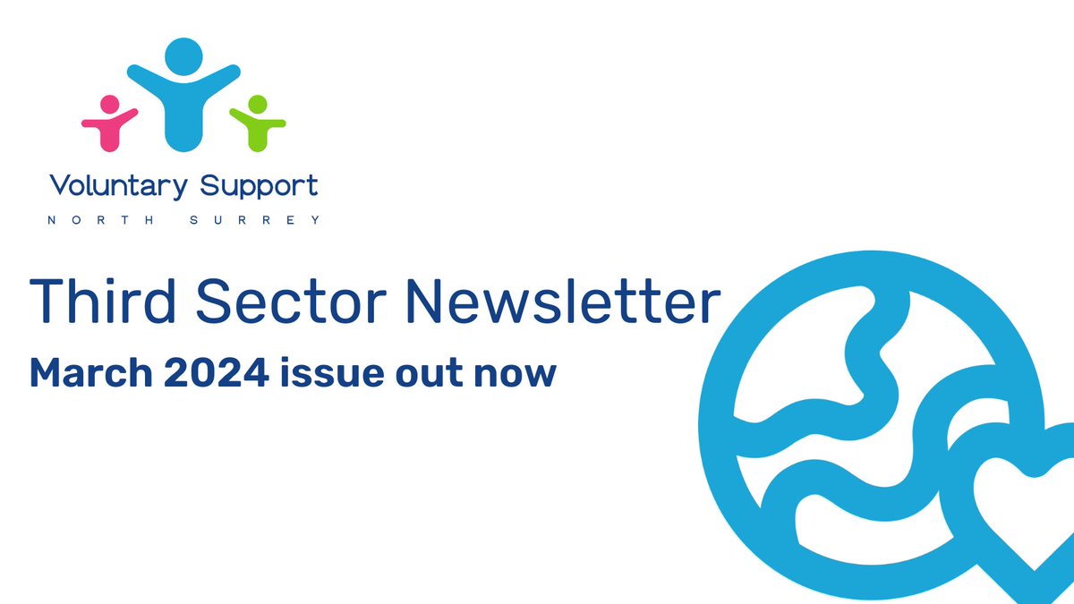 📰 Don't miss our latest Third Sector newsletter! This month, we've announced nominations are open for the Runnymede & Spelthorne Volunteer Awards 2024 in addition to a wealth of news, resources and upcoming events and training sessions. Read it here👉 ow.ly/NHue50QYQB4