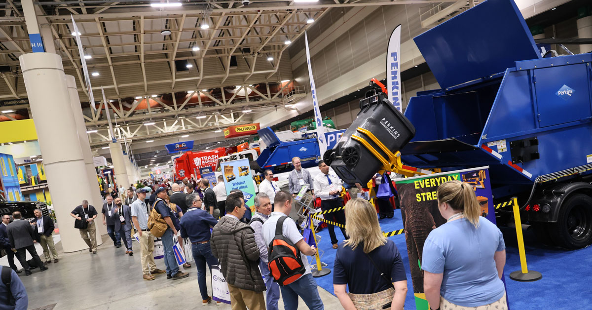 'The #WasteExpo Show Floor is where new connections are established and deals are made in the solid waste, recycling, and organics industry. View our exhibitor list now and see 550+ exhibitors you can strike business with all in one place. See Full List: utm.io/ugGcD