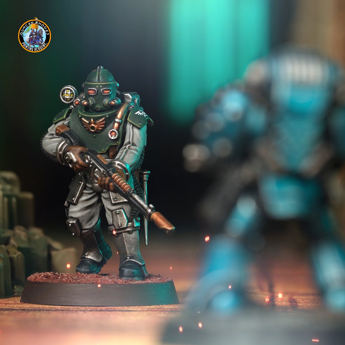 New Video marching into the DRPA this week! Solar Auxilia are fantastic miniatures and frankly, I could not resist the chance to get some paint on them. Check it out tomorrow at the Duncan Rhodes Painting Academy site. #twothincoatsdrpa #twothincoats #DRPA #horusheresy