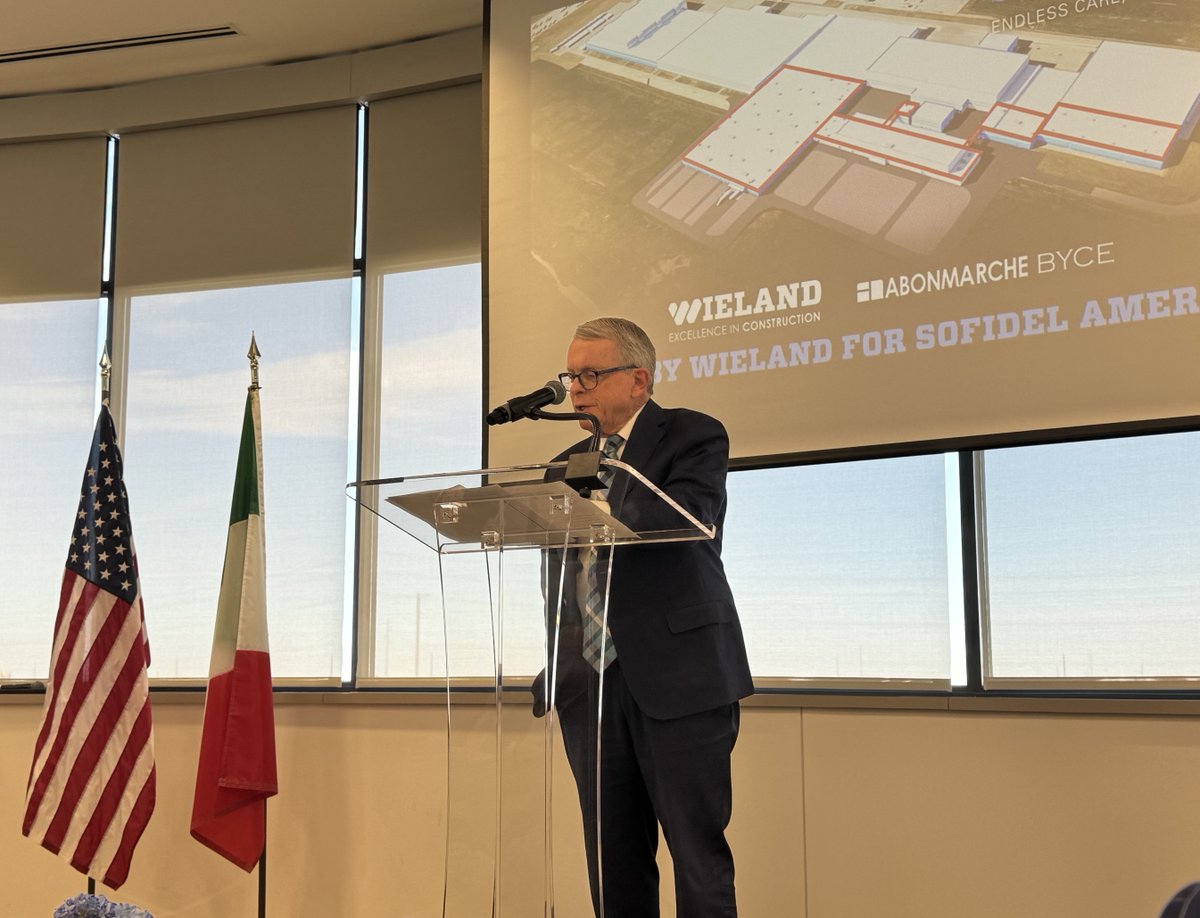 JobsOhio's tweet image. A big day in Circleville celebrating @Sofidelsharing's expansion groundbreaking! They’ve blown their initial job commitments out of the water  - now a 500,000 sq ft expansion and soon employing 600 Ohioans. 🇮🇹🇺🇸 @GovMikeDeWine @P3Progress @CBUSRegion
