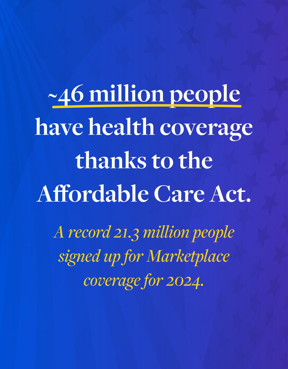 This week marks the 14th anniversary of the Affordable Care Act. This landmark legislation has had a real impact on people's lives, with over 46 million Americans receiving coverage. We need to continue working to provide quality and affordable health care for all.  #ACA14