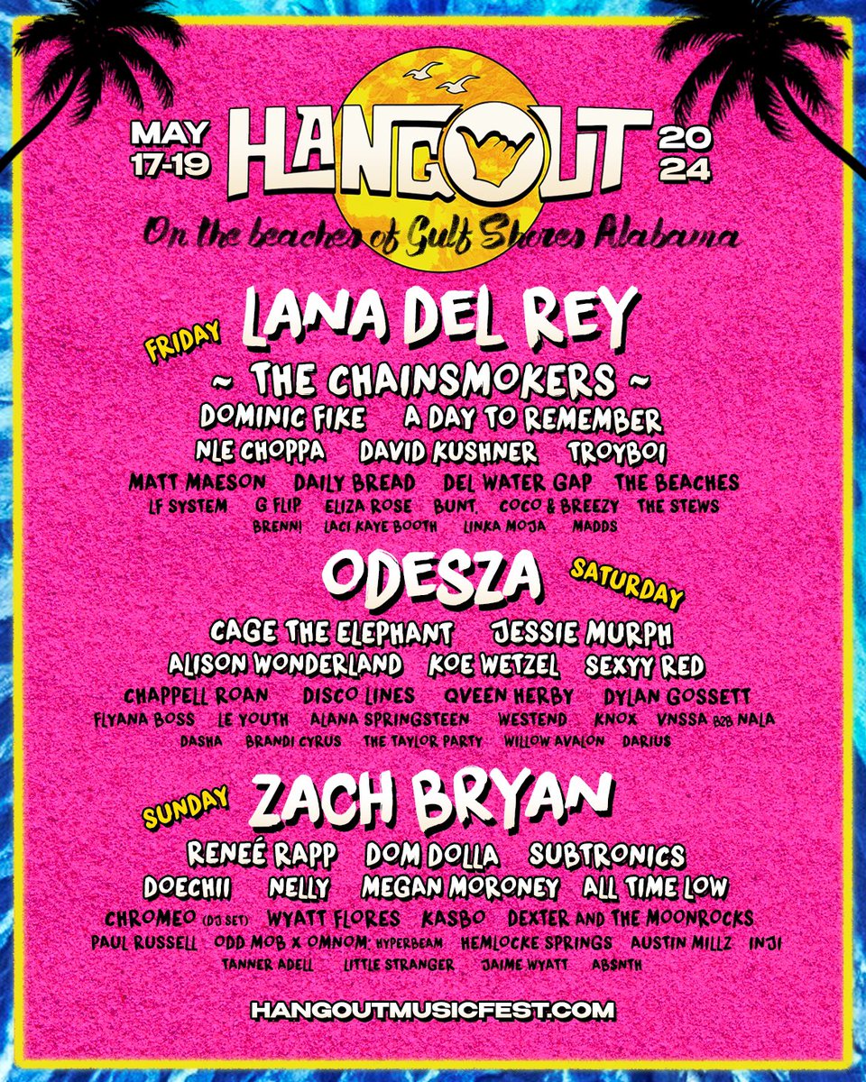 Hangout Fest lineup