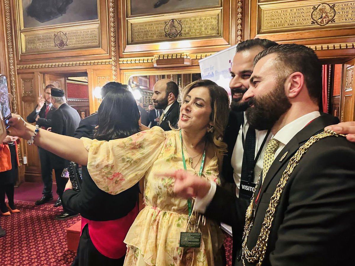 Honoured to join the Kurdish New Year reception at Speaker's House hosted by Sir Lindsay Hoyle and organised by Kurdish Progress. A wonderful gathering with community members, MPs, and politicians from across the political spectrum in the UK. #KurdishNewYear #Unity