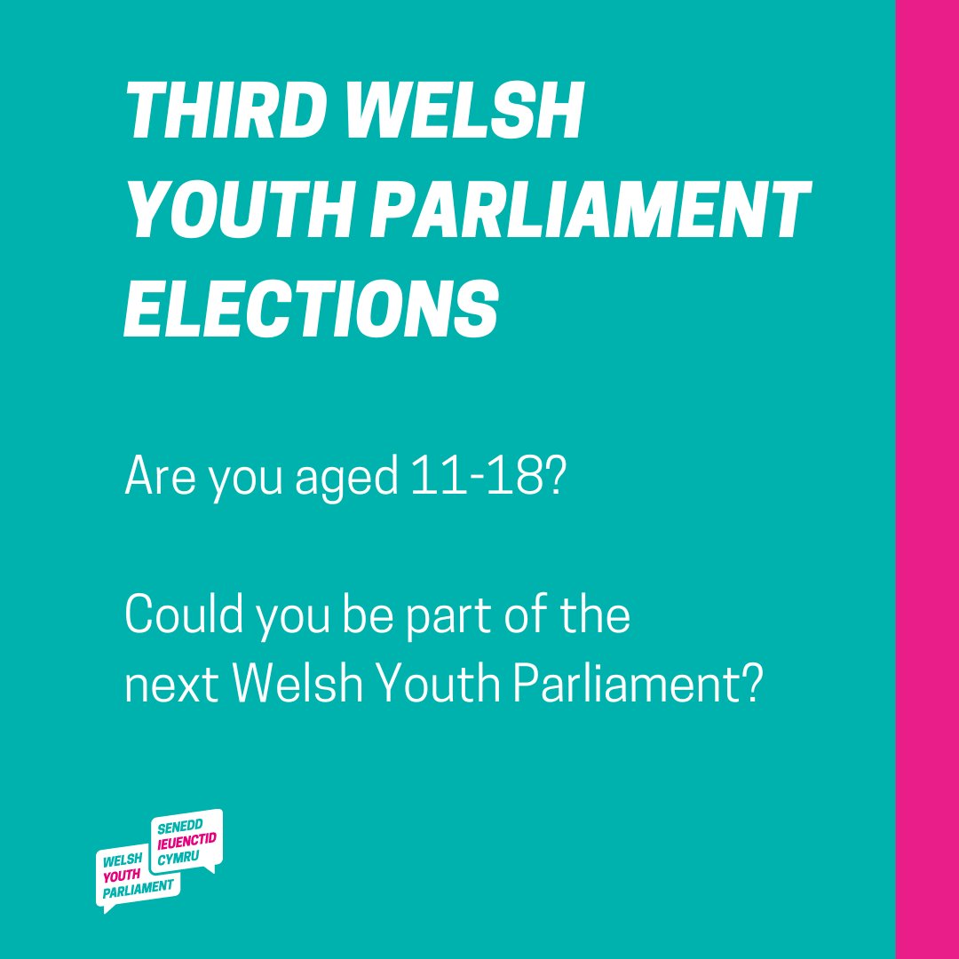 November 2024 will be the third Welsh Youth Parliament Election!

Will you be one of the candidates?🗳️