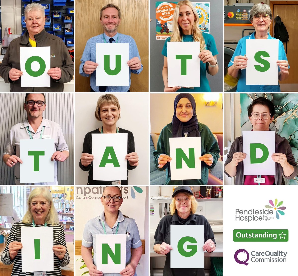 Proud to Be Pendleside 💚 No matter what department our team work in, we're all working towards that same goal; to provide the utmost care for the people of Burnley and Pendle. Read more 👉 pendleside.org.uk/pendleside-hos… @CareQualityComm