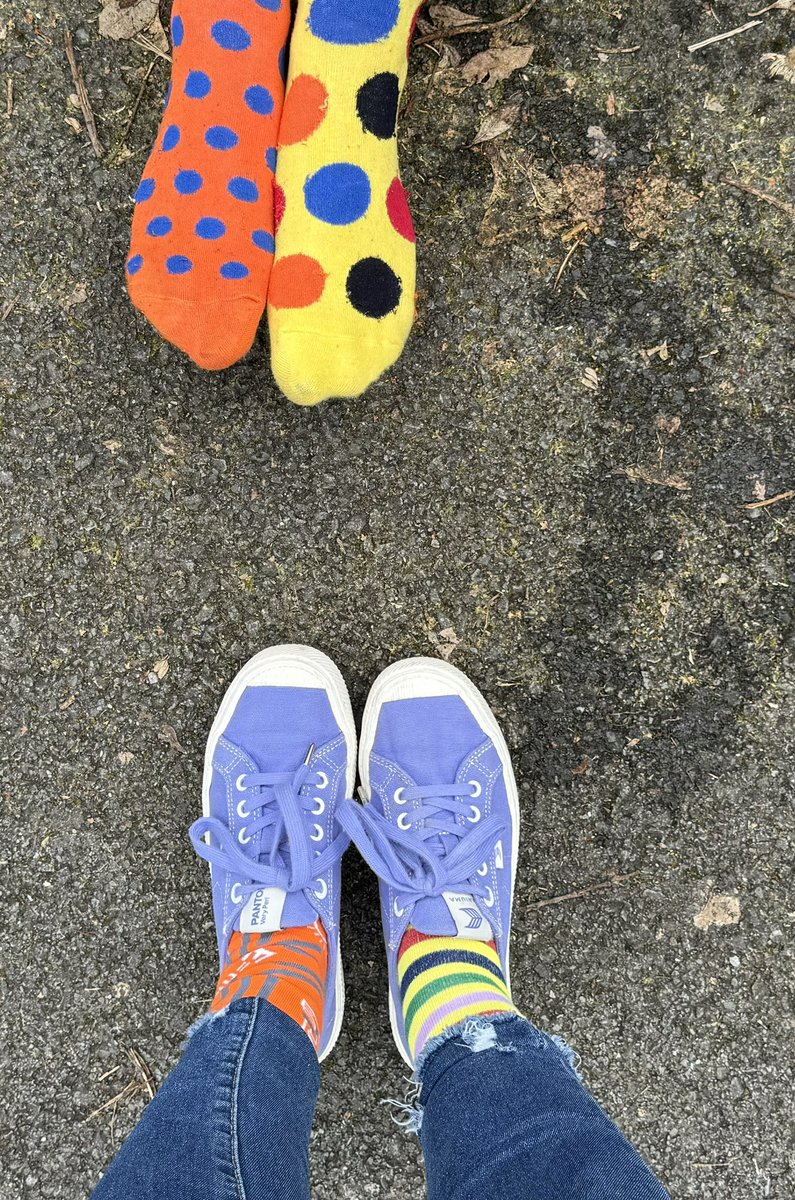 And just like that I found my #oddsocks twin 🤩 #WorldDownSyndromeDay2024 #EndTheStereotypes