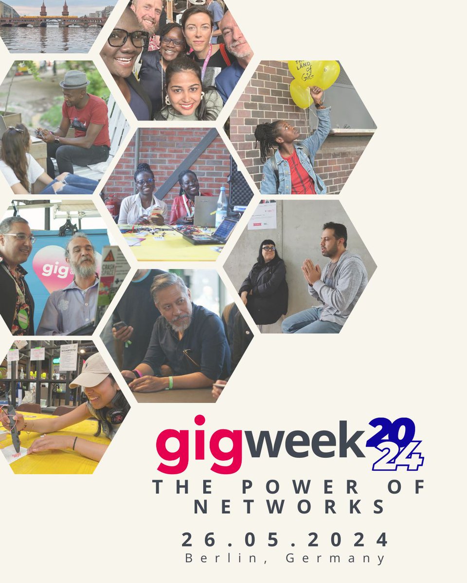 🎉 GIGweek24 is almost here! This May, let's shape the future together. Connect, innovate, and collaborate at the forefront of global networks. 

🌍 Ready for transformative ideas? Click the link to join us: globalinnovationgathering.org/event/gig-week… 🌱 Your next big idea awaits at #GIGweek24! 🤝💫