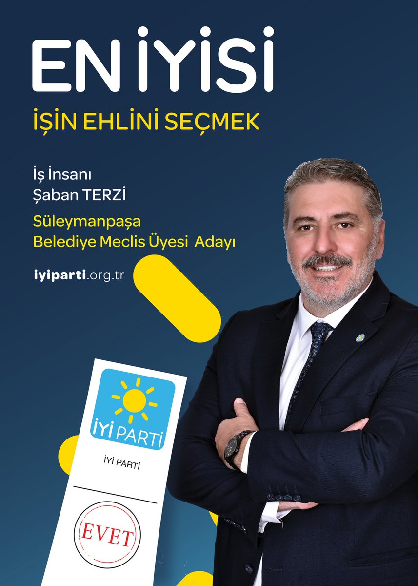 1 Nisan’da özlediğimiz ve hak ettiğimiz belediyecilik anlayışı ile tanışmak için siz değerli Süleymanpaşa’lı hemşehrilerimin oylarına talibim.☀️

Süleymanpaşalı vatandaşlarımız her şeyin en iyisini, en güzelini hakediyor.☀️

#azkaldı #Süleymanpaşa son 10 gün..

<a href="/barisbilge1984/">baris bilge</a>