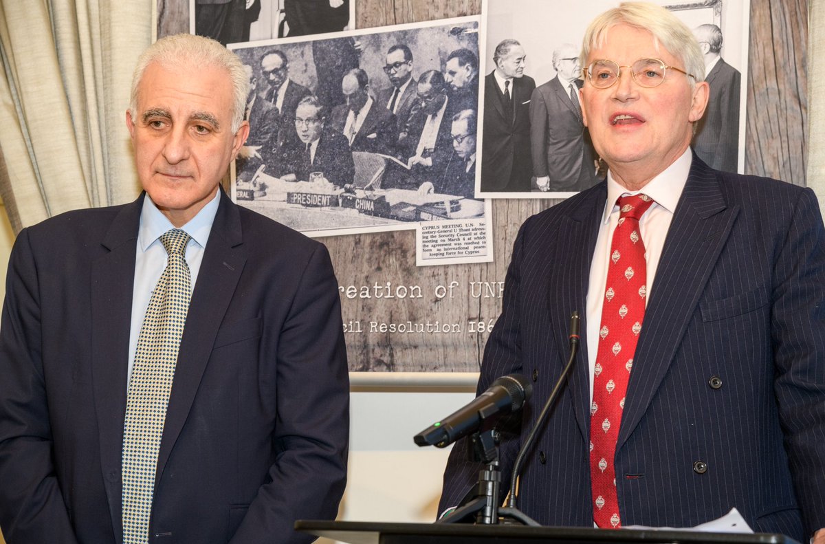 CyprusInUK's tweet photo. 🇨🇾🇺🇳🇬🇧 An event marking 60 years of @UN_Cyprus #UNFICYP’s presence in Cyprus &amp; honoring British peacekeepers who served there, held today at the Cyprus House. @DefenceHQ State Minister Earl of Minto &amp; @FCDOgovUK State Minister @AndrewmitchMP addressed the event. 

#serving4peace https://t.co/EKuAtI4oVv