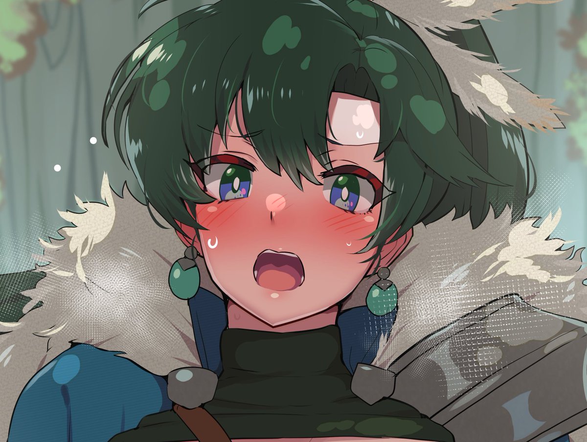 もう1枚、過去作の一部描き直しとして伝承リン様アップしました。木漏れ日の塗りの雰囲気はさっきのリーリエちゃん絵に活きてます。 