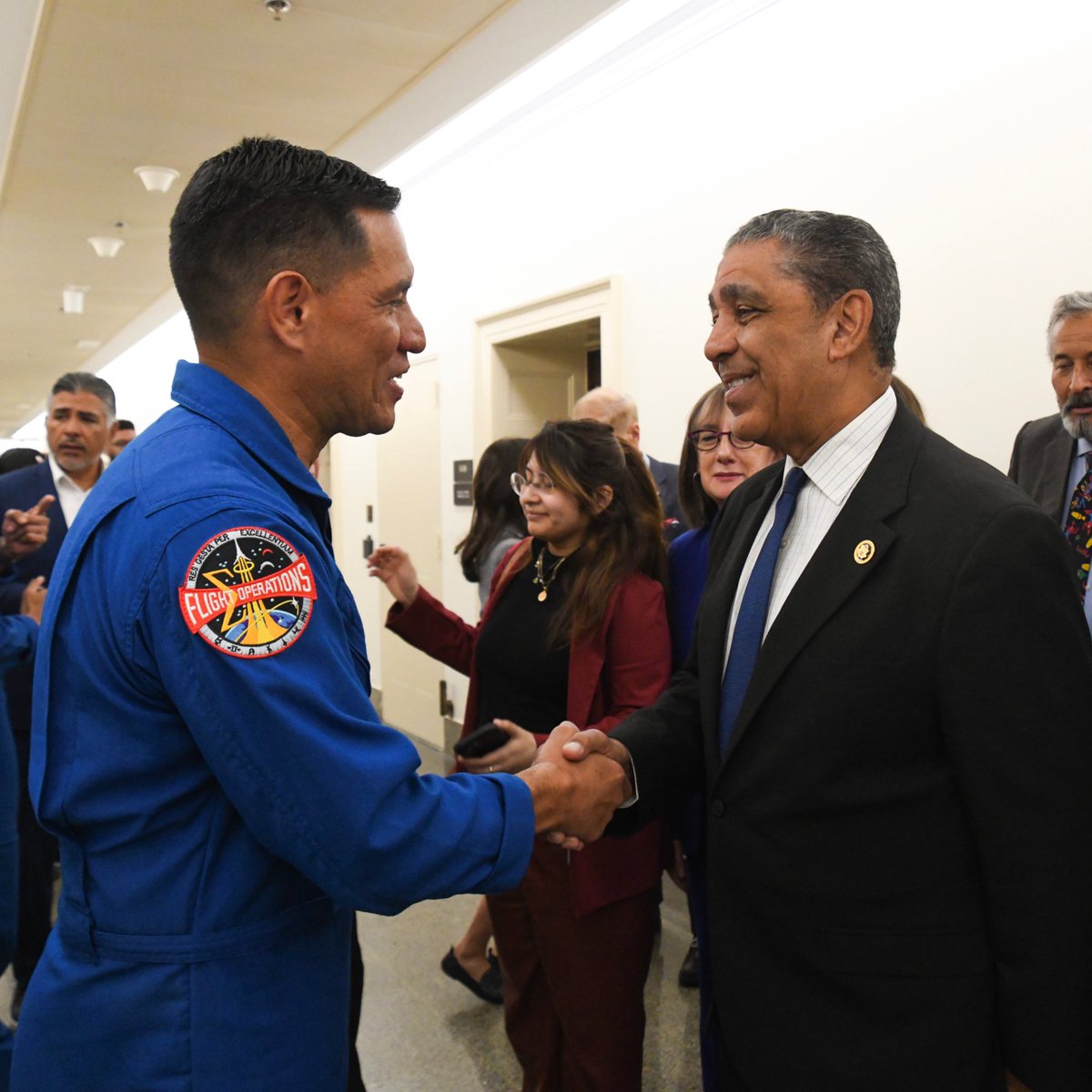 Had a great @HispanicCaucus meeting hearing from @NASA Administrator @SenBillNelson, Astronaut Frank Rubio, and the SpaceX Crew-6 about the importance of space exploration, science, and investing in the future of mankind. 🚀
