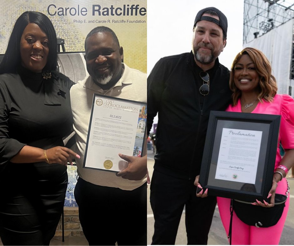 Our team's dedication extends beyond the studio. Recently, @SUPACINDY and @djnasty305 were recognized by the City of Miami Gardens and Miami-Dade County for their outstanding community contributions. We're proud to have such inspiring individuals on our team! #WeAreCMG