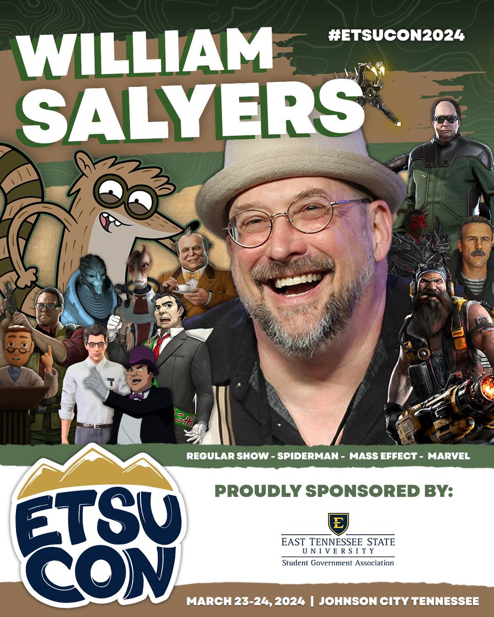 Come Tenne-SEE me this weekend in Johnson City for Etsu-con! HAAAA HA HA HA HAAAAAA! See what I did there? I slay me.