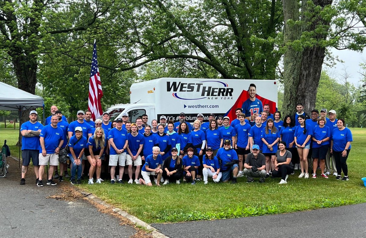 WestHerr's tweet photo. For this #TBT we are taking part in the @RideForRoswell’s Spirit Week &amp; sharing our favorite memory from last year's ride... our #TeamWestHerr group shot!🚲 📸 ❤️ #WestHerrCares #RFR24 https://t.co/bpyGfUIWGS
