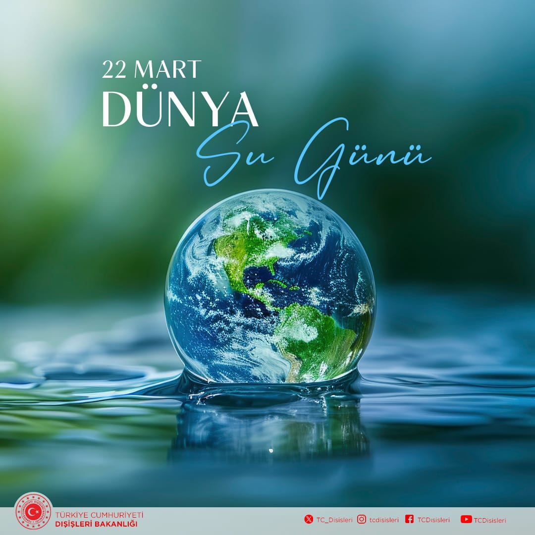 Bugün 22 Mart Dünya Su Günü. Ülkemiz ve dünyamızın geleceği ve daha sürdürülebilir bir yaşam, verimli su yönetimi ile mümkün. Artık farkındalığı eyleme dönüştürme zamanı.