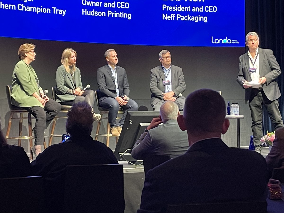 PrintAction's tweet image. @landanano's pre-Drupa #RunMore event at NYC earlier this week, our editor had the opportunity to hear about #nonagraphic #printing; the company's customer-centric approach; &amp;amp; their plans for @drupa. Psst: something about 11k sheets per hour. Know anything about that?