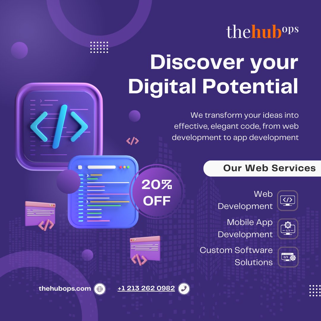 hubops23's tweet image. Stuck scrolling, dreaming of creating?
The Hubops can unlock your digital potential!  We&apos;re not just about apps, we&apos;re your partner in conquering the online world.
Website? Social media strategy? We got you!   Let&apos;s discover what YOU can achieve. ✨
#DigitalPotential #TheHubops