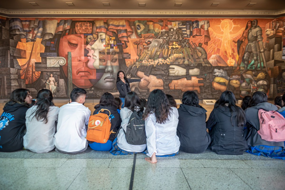 📣Registro de la visita a nuestra Casa del Arte por parte del electivo de Estética de 4ºto Medio del Colegio Concepción San Pedro, gestionado por el profesor César Müller Cáceres.