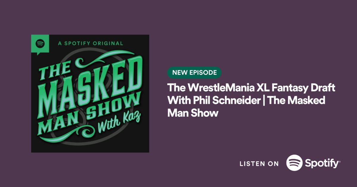 🚨HUMANOIDS🚨 @Davidshoemaker, @Kazeem and @BrianHWaters are joined by @philaschneider and they discuss #AEWDynamite, Action Wrestling's DEAN and more. Later, Dave and Kaz fantasy draft their #WrestleMania cards for Night 1 and Night 2. open.spotify.com/episode/4mgkn9…