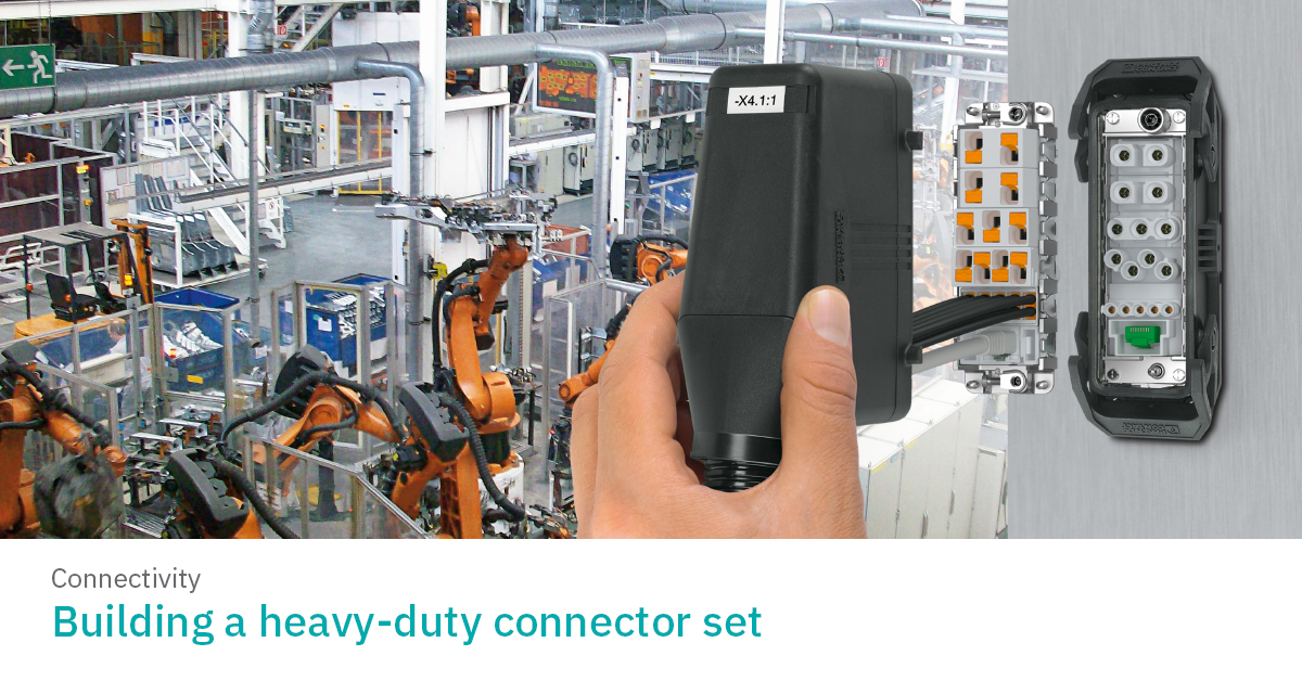 Heavy-duty rectangular connectors are generally acquired in several pieces that can be mixed and matched to create an almost endless number of different connector configurations. Read more: dam-mdc.phoenixcontact.com/asset/15644315… #connectors #industrialautomation