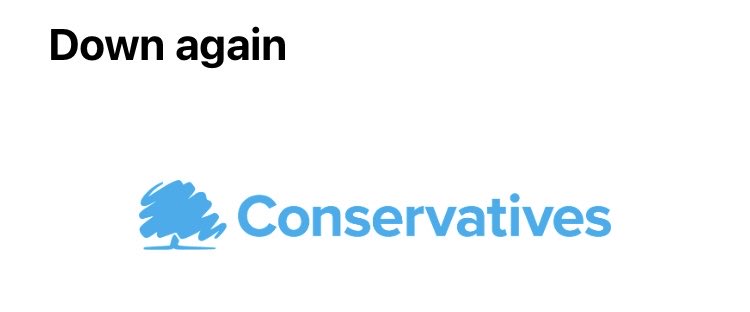 Brave of the Conservatives to get in touch about their poll ratings….