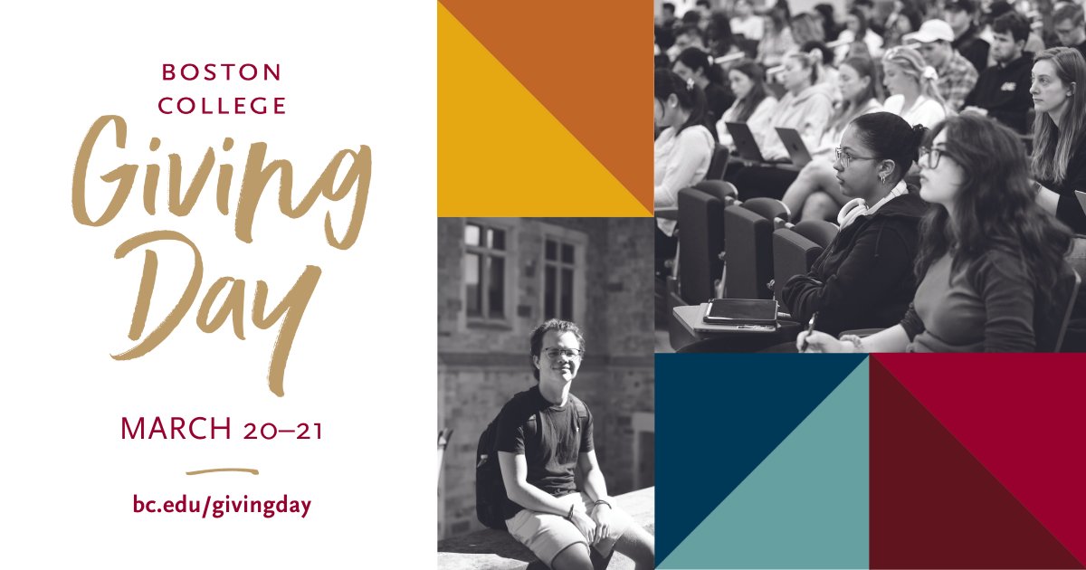 Be 'more' for @BostonCollege students this #BCGivingDay. Learn more at the link below: givecampus.com/1datho