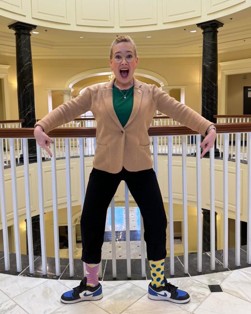 🧦💙#WorldDownSyndromeDay2024 Today is dedicated to awareness & celebrating the amazing abilities of those w/ Down Syndrome. We rock our socks that don’t match highlighting uniqueness, strength, & joy that individuals w/ Down Syndrome bring to our lives!

#Working4MD #WDSD2024