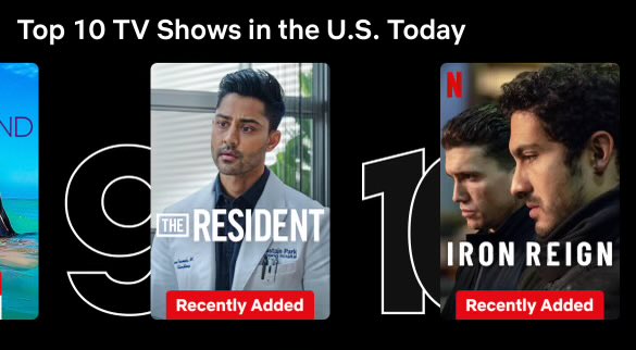 #TheResident breaks the top ten on #Netflix. Binge 107 great eps of quality TV.