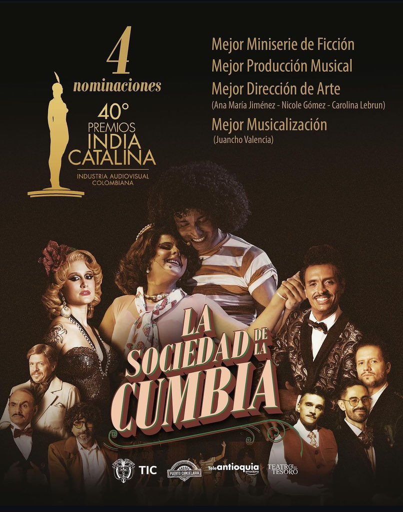 4 Nominaciones a los premios <a href="/PremiosIndia/">Premios India Catalina</a> con nuestra amada SOCIEDAD DE LA CUMBIA
Hoy celebración en <a href="/LosCandelarios/">Puerto Candelaria</a> <a href="/MerlinProdu/">merlinprodu</a> <a href="/Teleantioquia/">Teleantioquia</a> 
Gracias y gracias