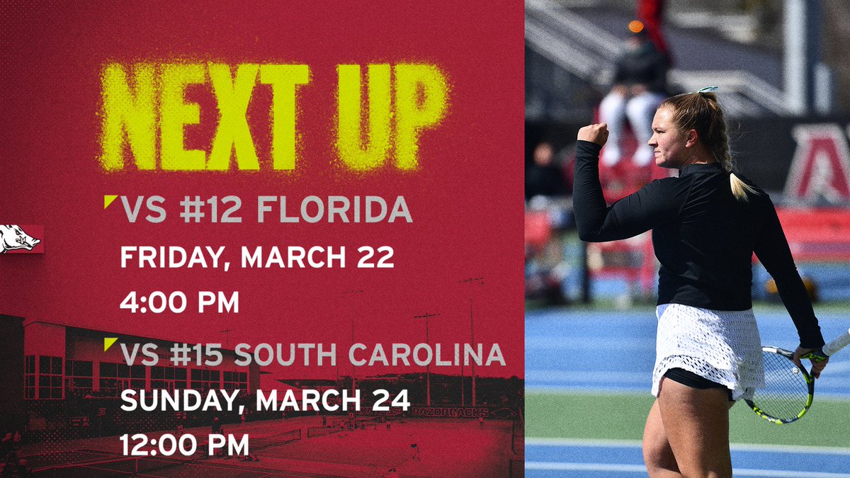 RazorbackWTEN's tweet photo. Stayin’ home for the weekend 😎

📰 https://t.co/pe9lvWbcwu https://t.co/9uAIqKir0D