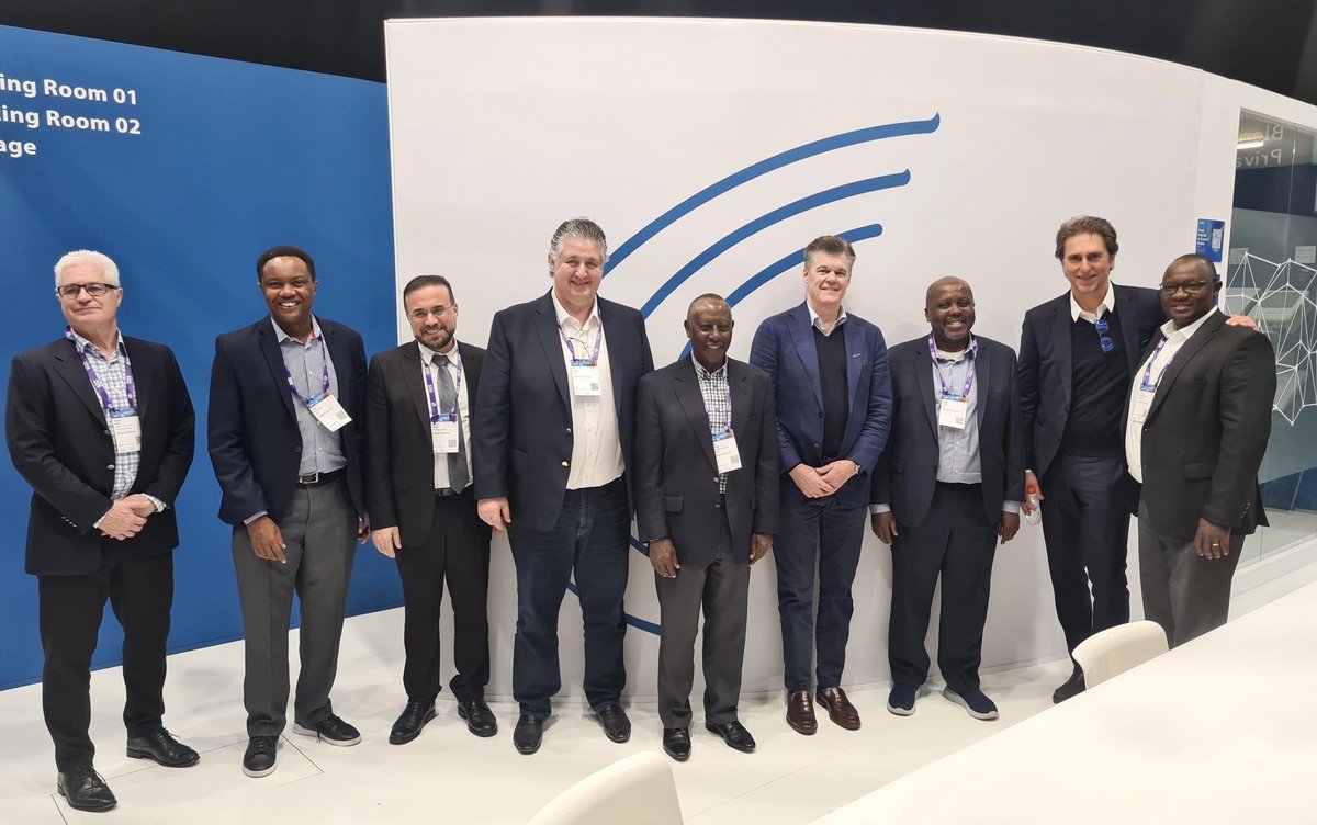Airspan and @TelkomKenya at MWC Barcelona. Our encounter with Telkom Kenya at #MWC2024 was truly insightful, as we delved into strategies to advance connectivity in Kenya and explored the pivotal role Airspan's solutions can play in their mission. #Innovation #Connectivity
