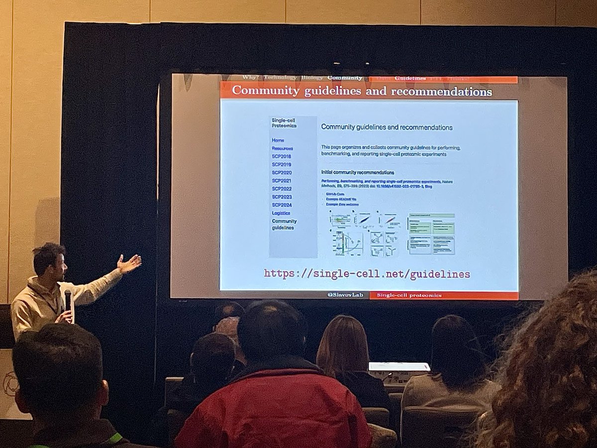 Shout out to @slavov_n for a fantastic talk on high throughput #singlecell #proteomics by mass spec & 🙌🏻 for all their efforts on making this technique & downstream analysis accessible to the scientific community @NextGenOmics more info at slavovlab.net