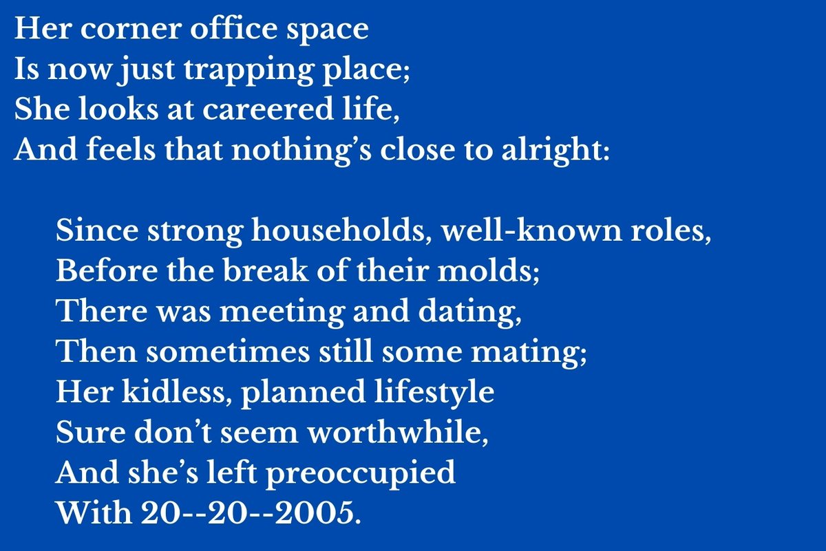 #quote from '2005, in Deux' by @StewartBerg A lament toward the giving up of the ideal. #poetrytwitter #poetrycommunity #BookTwitter #booktwt #poetrylovers #AuthorsOfTwitter #PoemADay #LiteraturePosts #AuthorUpROAR #authorcommunity #authorscommunity #PoemSociety #POEMS #books