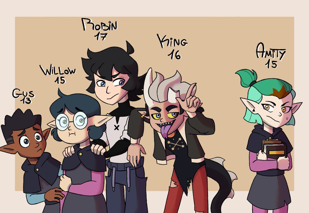 Here's the Hexsquad but in season 1! King returns some bullying to Amity✨✨

#theowlhouse #toh #TohEsquizoAU #theowlhouseau #theowlhouseoc #tohking #amitytoh #willowtoh #gustoh