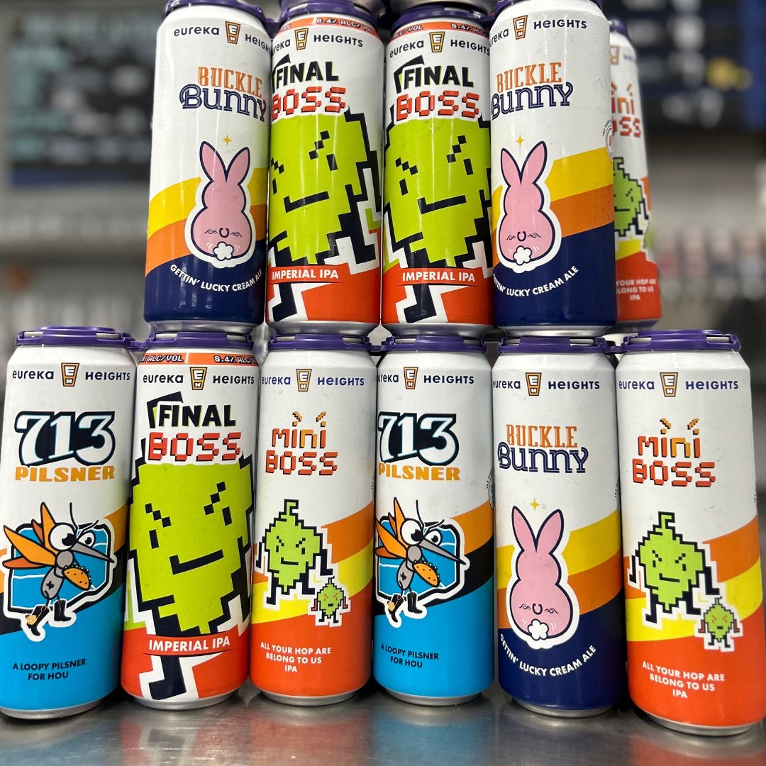 This is Madness!!!!! We've created these Final Fourpacks of 19.2oz cans. Each of these great ideas comes with a Buckle Bunny, 713 Pilsner, Mini Boss, and Final Boss. They should last you at least through the first round. Available in the taproom for a limited time.