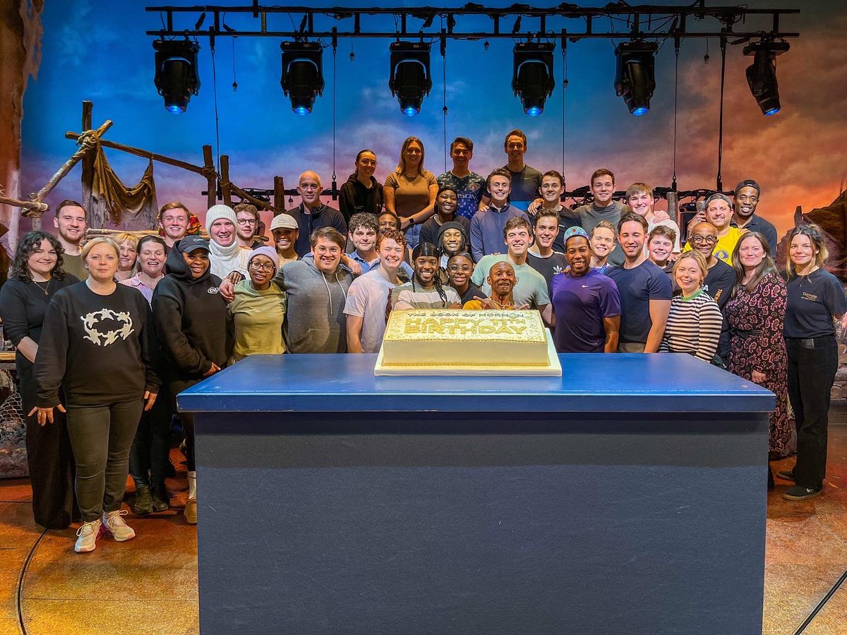 Call us ELDER CAKE because we LOVE IT SO MUCH!!! 🎂🙏 Celebrating 11 years of being God's Favourite show on the West End!! 🤩🙌